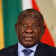 President Cyril Ramaphosa gestures after announcing Shamila Batohi (not pictured) as the country's new chief prosecutor, at the Union building in Pretoria, South Africa, December 4, 2018. Picture taken December 4, 2018.